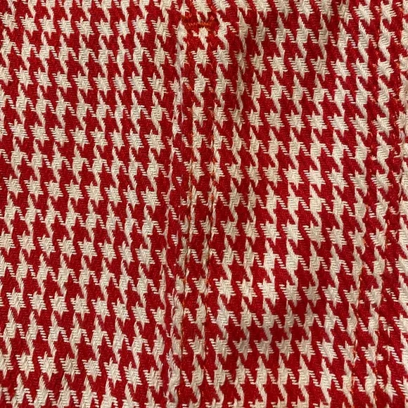 Topshop Red Houndstooth Jacket | US 6 UK 10 - Picture 9 of 13